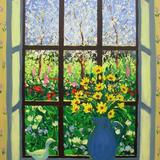 VIEW THROUGH A WINDOW - Spring day