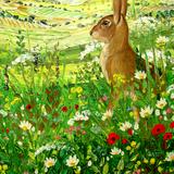 HARE ON THE SOUTH DOWNS