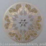 Illuminated Rose Window - Golden Light