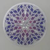 Illuminated Rose Window - Cornflower
