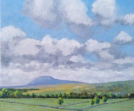 Clouds over Ingleborough