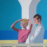 Couple under the arches