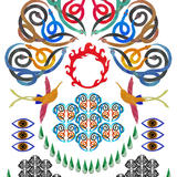 snake and humming bird