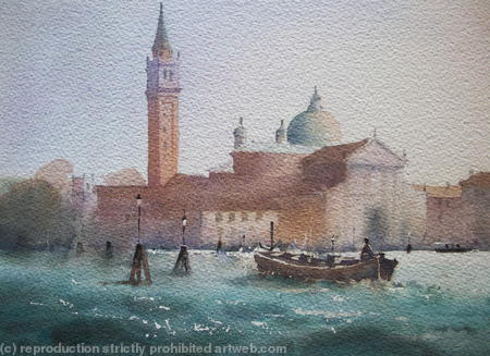 Delivery boat, Grand Canal Venice