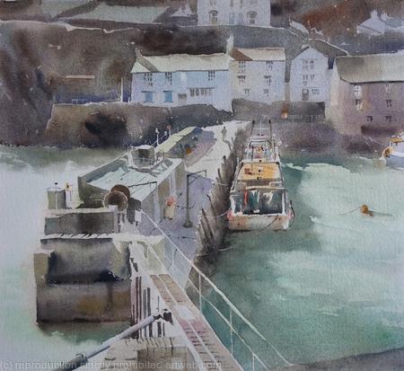 Harbour wall Polperro
