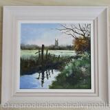 Example of framed oil painting