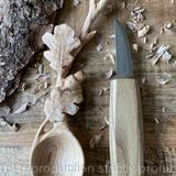 Oak leaves and acorn. Carved from Sycamore