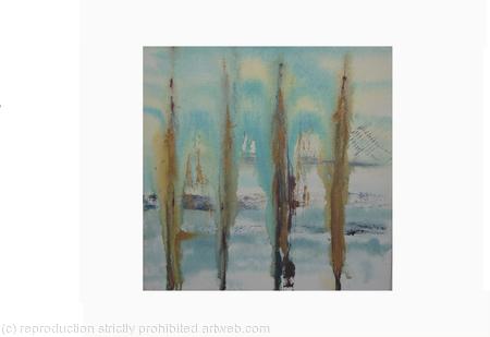 Fading memories in blue