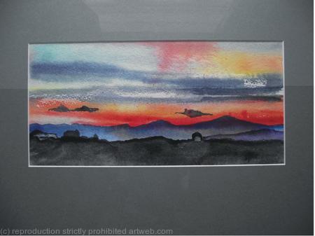 Sunset over Aloizianika