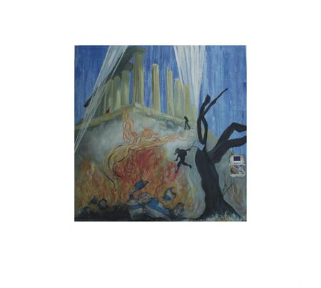 THE IRON AGE ENDS IN SELF-DESTRUCTION BUT FROM THE FLAMES ARISES THE PHOENIX OF THE NEXT GOLDEN AGE.