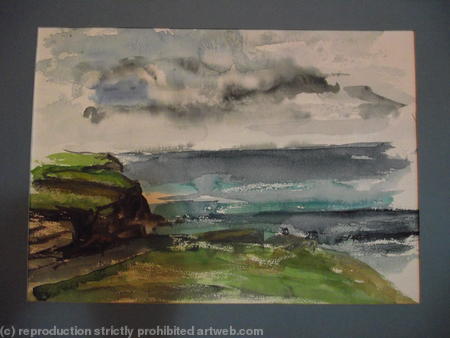 Stormy day on the Cornish Coast