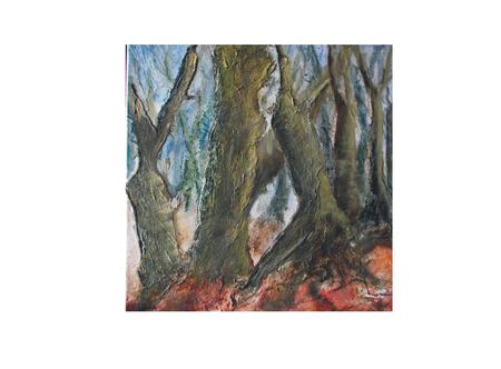 Woods mixed media