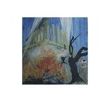 THE IRON AGE ENDS IN SELF-DESTRUCTION BUT FROM THE FLAMES ARISES THE PHOENIX OF THE NEXT GOLDEN AGE.