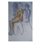 Seated figure and shadow