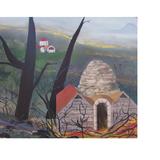 The fires raged driven by the wind