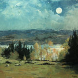 Moonrise over the Lake