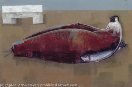 Reclining with Fish