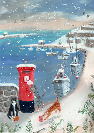 Post Cats in the Harbour