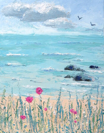 Peaceful Moments- Seascape Painting 