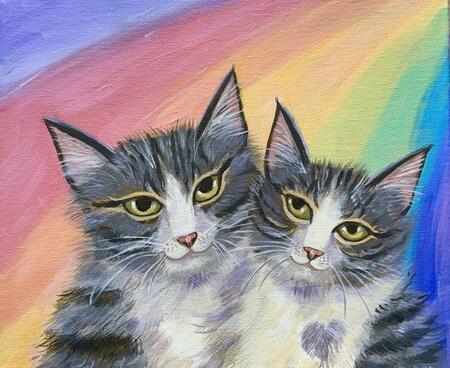 Rainbow lovecats 