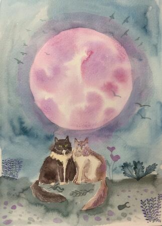 Pink moon