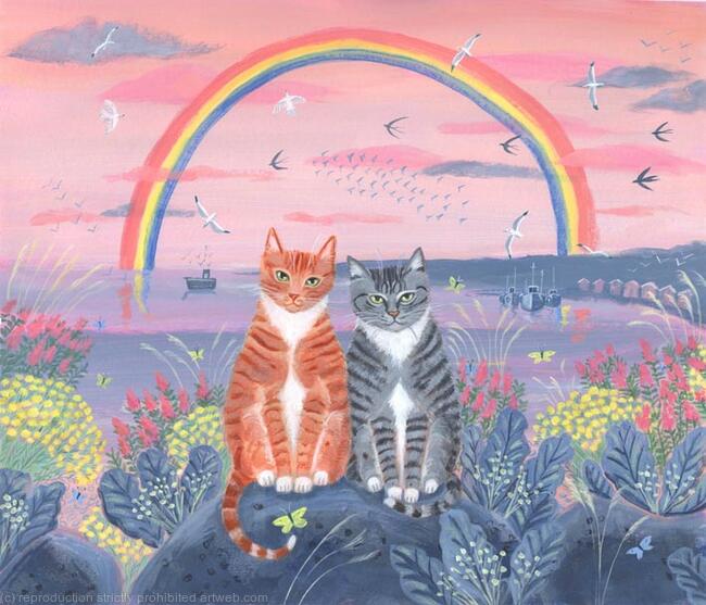 Summer Rainbow Cats