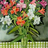 Freesias- floral painting 
