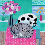 Cats in spring SOLD