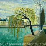 Willow tree by the Seine SOLD