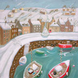 Quayside in the snow