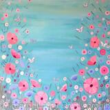 Floral coast- large seascape 