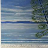 Greek island beach-Triptych
