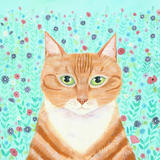 Ginger in the garden SOLD