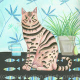 Bengal Cat with still life