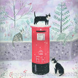 Pillar box cats