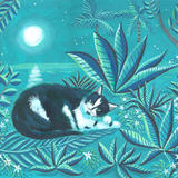 The Night Shift-cat painting 