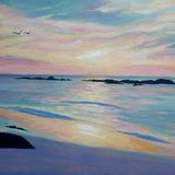 Sunset Beach-sunset painting 