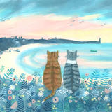 Cats at Dusk fine art print