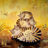 Tabby Tigers Cat Nap SOLD