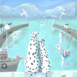 Dalmatian Coast - dog painting