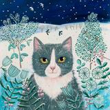 Festive Feline -Cat painting 