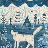 Blue winter fine art print 