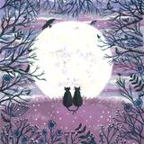 Mooncats fine art print 