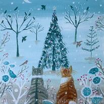 hidden Snowy Winter Cats