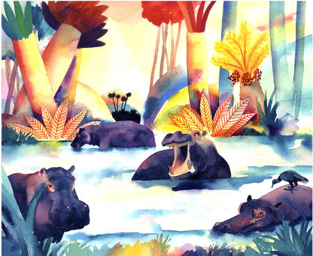 Hippos by Nick Orsborn RI