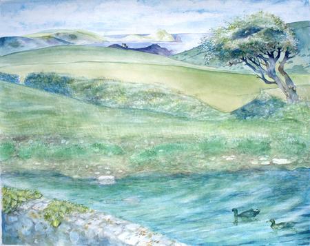 View of Portquin Bay by Penny Hopkins