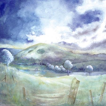 Storm Clouds Wolstenbury by Penny Hopkins