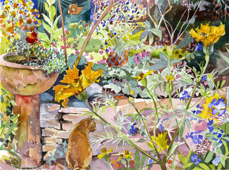 Marigolds and Tigger