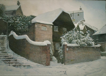 Snow, Pipe Passage, Lewes