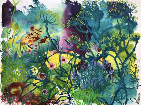 PARHAM HOUSE GARDEN BY KAREN MUNCK